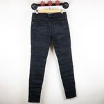 Maje  Black‎ Moto patchwork skinny jeans low rise Photo 1
