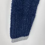 Crown & Ivy Navy Blue Sweater with Gray Trim Photo 6