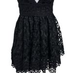 Lovers + Friends  Moon Dance Lace Mini Dress Women’s Size Small Crisscross Back Photo 3