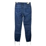 Paige ‘Hoxton Crop’ Medium Wash Blue Jean Denim Raw Hem Skinny Jeans Size 25 Photo 1
