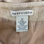 Apostrophe 100% Suede Leather High Waist Pants From  12 Photo 5