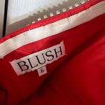 Blush  Size 6 Prom‎ Dress Red Photo 2