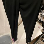 Stunning vintage 70’s rayon slinky skinny strap elastic waist wide leg jumpsuit Black Size XS Photo 7