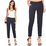 Vince  Side Strapping Wool Pants in Coastal Blue Size 10 Photo 1