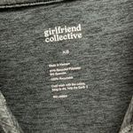 Girlfriend Collective Cropped Pullover Hoodie XS in Dark Heather Green Photo 2