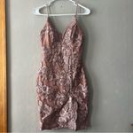 Windsor  Mauve Sweet Talk Lace Mini Dress Size Small Photo 3