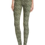 Alo Yoga Green Houndstooth Print Leggings Photo 0