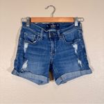 Hollister  Blue Denim Low Rise Jeans Womens 23 Distressed Casual Beach Summer Photo 5