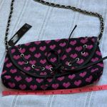 My Heart Lab NWT Pink Heart Crossbody Bag Black Photo 8