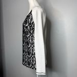 Disney Parks Haunted Mansion Flocked Damask Raglan Long Sleeve Top Women’s Small Photo 1