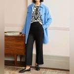 Boden USA Boden Richmond Wide Leg Crop Pants Chinos Cropped Trousers Black Womens 8 Career Photo 2