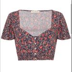 NEW Spell & the Gypsy crop top Blue Size M Photo 2