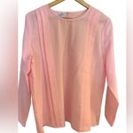 Xtra by Shirley of Atlanta vintage Elegant Pink pintuck pleats blouse Size L Photo 1
