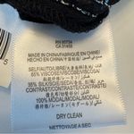 BCBG Max Azria Sequin Silk Blend Tunic Top Black Silver Medium Ash Photo 9