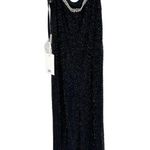 Mac Duggal 93551 Black Beaded Spaghetti Strap Column Gown Size 12 Photo 10