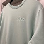 FILA Mint Green Pullover Crew Neck Long Sleeve Sweater - M Photo 12