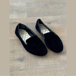 Birdies  black velvet loafers flats shoes Photo 1