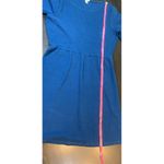 Garnet Hill  Retro Ponte Knit Dress Womens 10 Blue Basic Classic‎ Comfort Preppy Photo 11