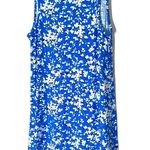 Draper James Sleeveless Floral Ruffle Bottom Dress Blue White Size Small / Med Photo 6
