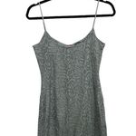 Victoria's Secret  Animal Print Mini Dress In Grey Blue Size Large Vintage Y2K Photo 1