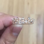 Exquisite Rose Gold Crown Ring Photo 1