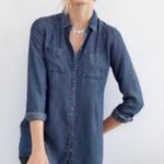 Women’s j Jill Jean button up size large Blue Photo 0