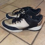 Geox Respira Gold & Black Athleisure Sneakers Photo 5