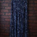 Christopher & Banks Lovely Blue Floral Prairie Long Dress 6 Photo 5