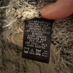 August Silk  Diamond Eyelash Open Cardigan Bolero White Black Size M Photo 3