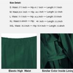 Urban Coco  Women's Vintage Elastic Waist A-Line Long Midi Skirt NWT Photo 6