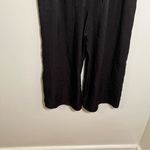 West Kei Cropped Wide Leg High Rise Tie Waist Pants Black S Photo 9