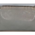 Vintage Oroton Gray Leather Clutch Crossbody Purse Australia READ Photo 2