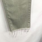 Lane Bryant Plus Size 18W Jeans Green Super Stretch Mid Rise Ankle Raw Hem 741 Photo 5