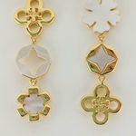 Tory Burch  Kira  Clover Linear Earrings Photo 0