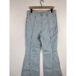 Free People We The  Womens Jeans Blue Florence Flare High Rise Stretch Size 32 Photo 6