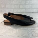 Madewell  Shoes Womens‎ Size 7 Leather Slingback Peep Toe Sandals Flats Comfort Photo 1
