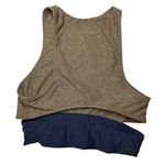 Outdoor Voices Tri Tone Slashback Crop Top Photo 2