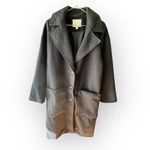 A New Day  Women's Black Trench Coat Photo 1