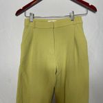 Stine Goya lime green muslin high rise wide leg pants sz XS Photo 6