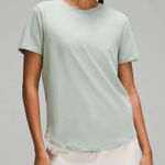 Lululemon Love Crew Short Sleeve Curved Hem T-Shirt Pima Cotton Mint Green Sz 8? Photo 0
