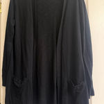 Old Navy Black Longline Open Front Cardigan Sweater - size XL Photo 0