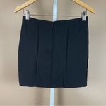 Women's Large Goth Grunge Slit Metal Grommets Mini Skirt Black Photo 1