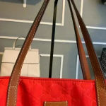 Gucci GG pattern Large tote Duffle Bag Tote Bag Nylon Red Photo 3