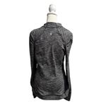 Lululemon Think Fast Long Sleeve Heathered Herringbone Heathered Black 8 Photo 3