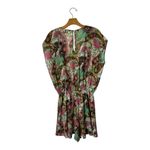Show Me Your Mumu  Romper Women Large Green Pink Paisley Palace Rowdy‎ Romper Photo 3