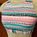 Eidon Last chance… Bikini Swimsuit Pink High Neck Tankini Tank S Small New Photo 2