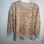Aerie Oversized Desert Leopard Print Sweatshirt Photo 4