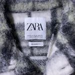 ZARA Womens Plaid Heavyweight Fuzzy L/S Shirt Jacket M Medium Photo 6