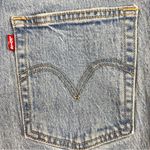 Levi's  Ribcage Straight Button Fly Denim Cutoff Shorts Big E size 28 Photo 7