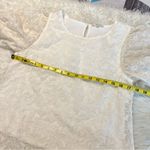 Prómesa Promesa Puff Sleeve Blouse Top Ivory Embroidered Floral Design Women’s Medium Photo 5